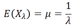 Exponential Mean