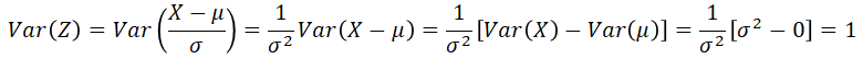 Var(Z)