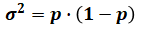 Variance of the Binary Variable